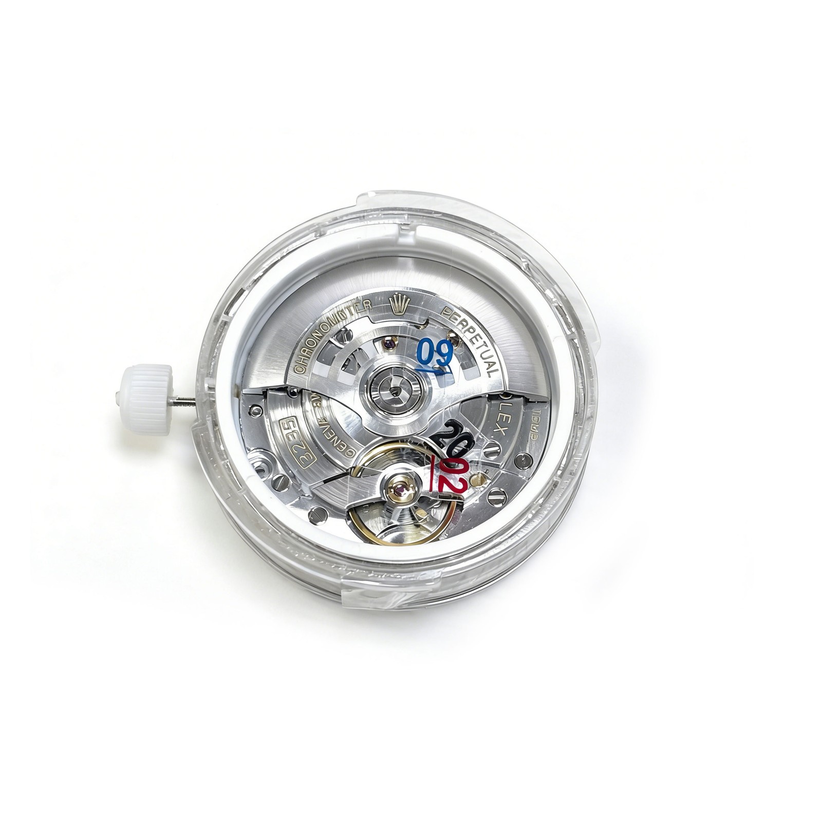 FOR 3235 movement with blue oil wire Narrow Calendar Edition-