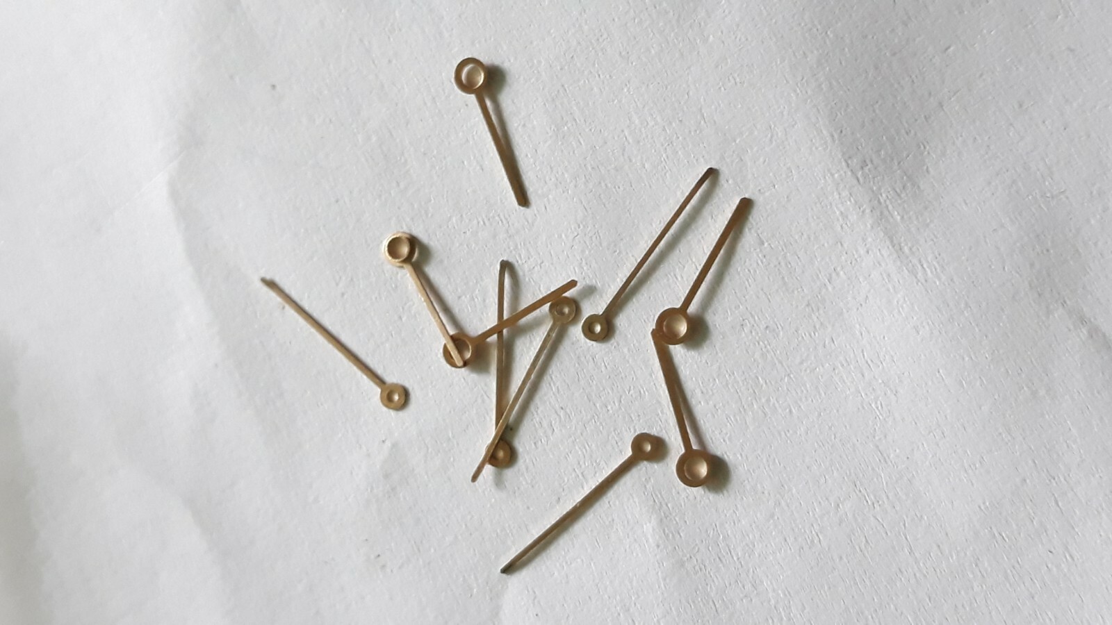 VINTAGE Lot NOS Original Vostok 2603 gold plated hands USSR 5+5=10pcs. watch