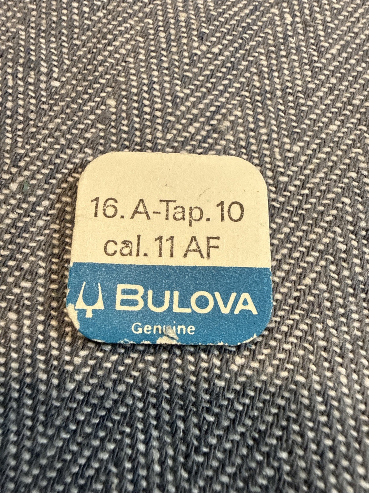 NOS NEW Genuine Bulova Cal. 11AF # 16A Long Winding Stem – Tap 10 – Watch Part