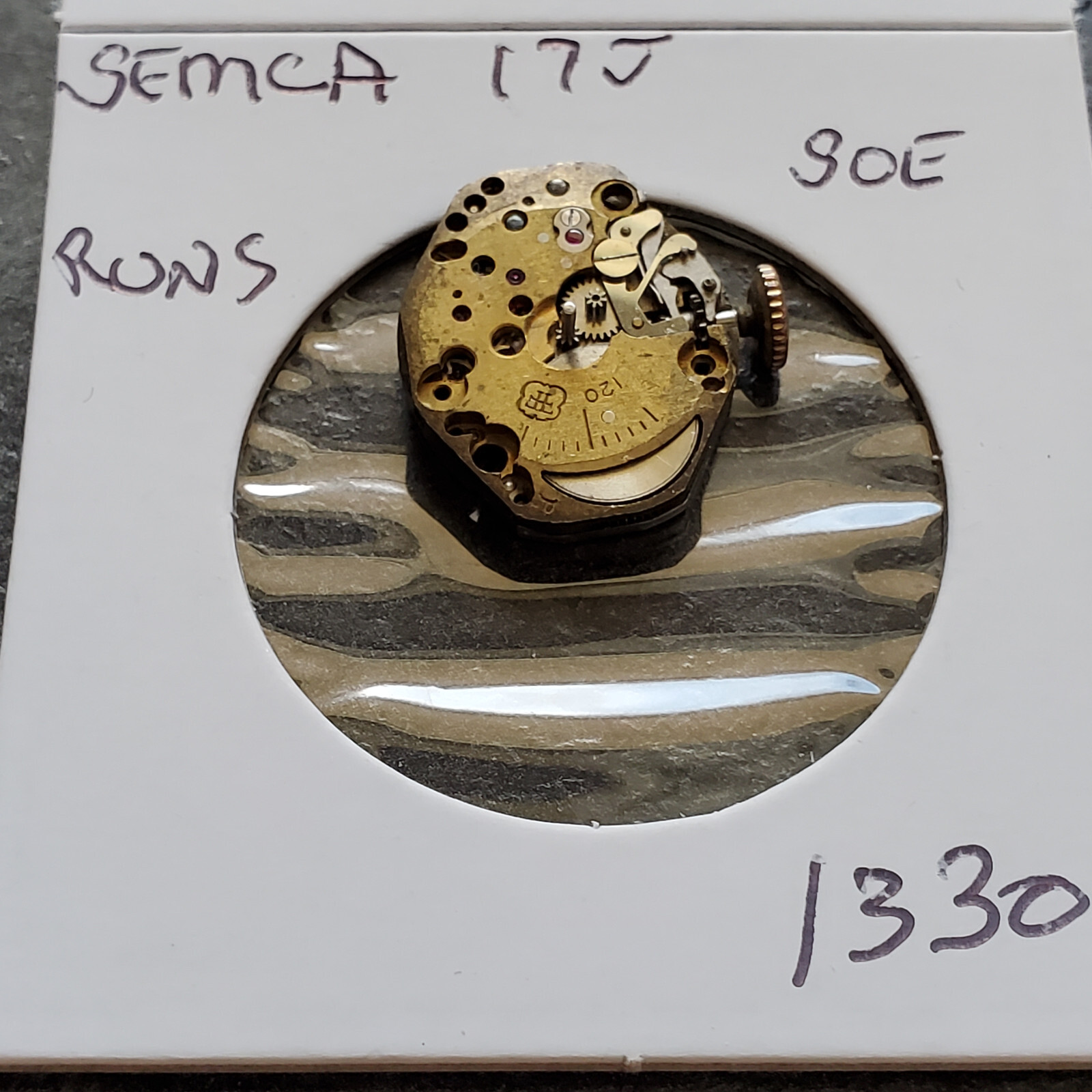 LADIES ELGIN 19J 650 WRIST WATCH MOVEMENT #1331