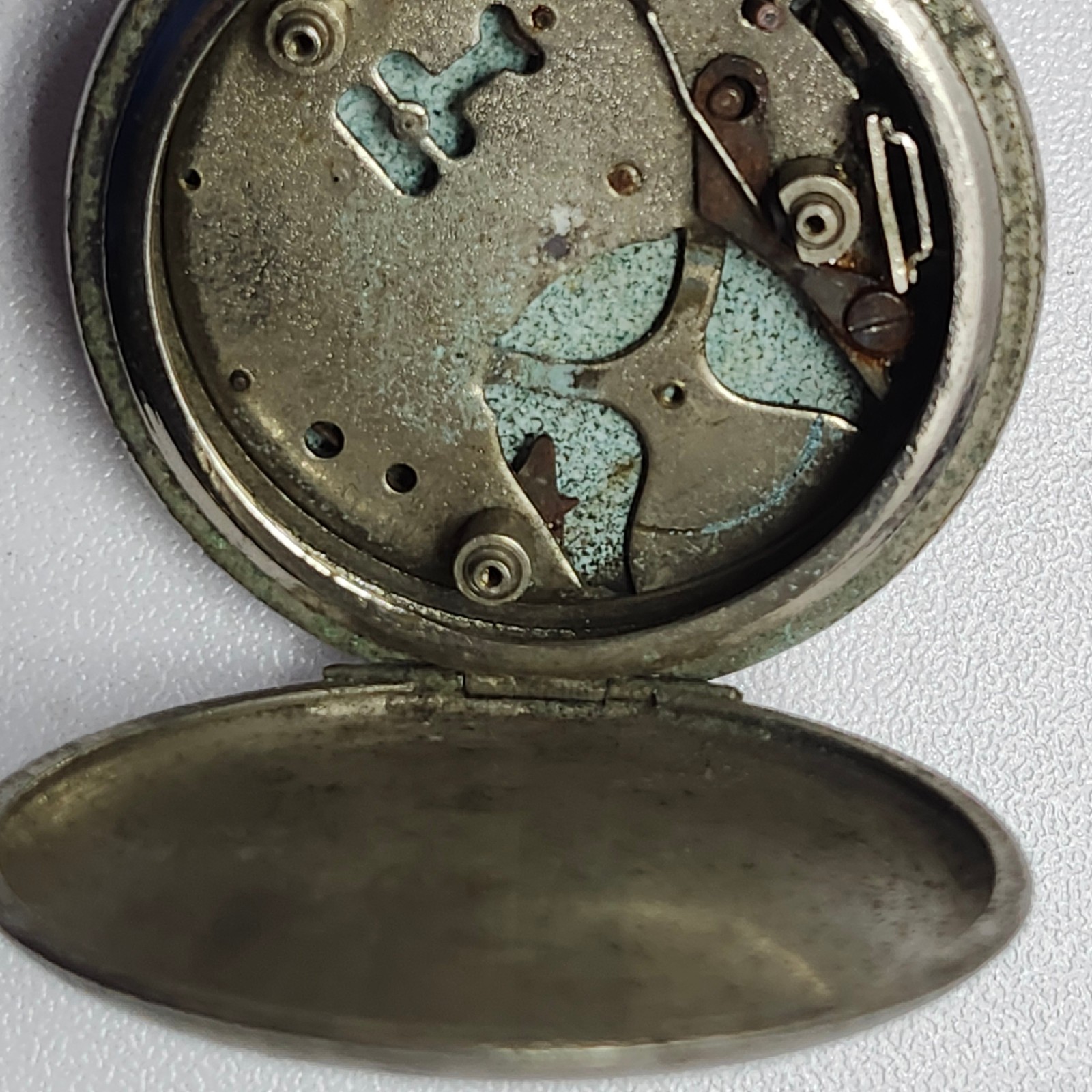 Melchers German Pocket Watch – Roskopf Style Movement – FOR PARTS OR REPAIR