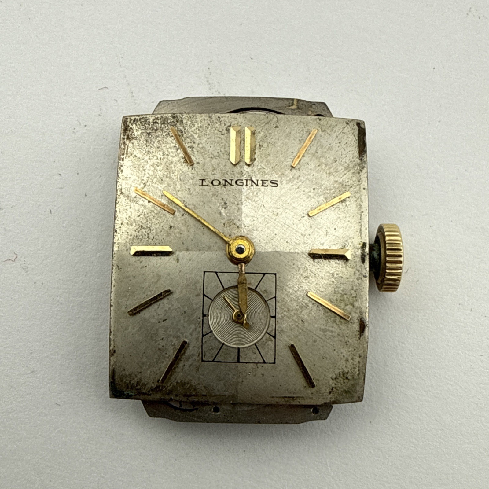 Vintage Longines Manual Wind 17J 9L Wrist Watch Movement – Good Balance Wheel
