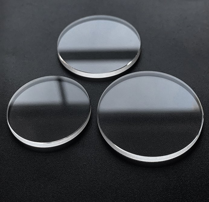 1.0/1.2/1.5/2.0/3.0mm Thick Flat Mineral Glass Watch Crystal Diameter 20-60mm