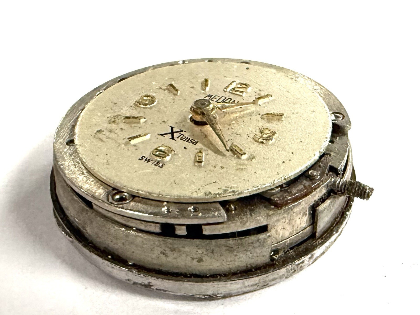 Vintage Medana X Tensa Wind Up Watch Made In Switzerland FOR PART