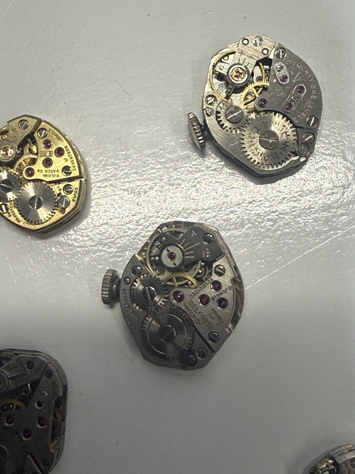 Vintage Wristwatch Bulova/Elgin/Waltham/Buren/Rima/Belforte Movements Lot