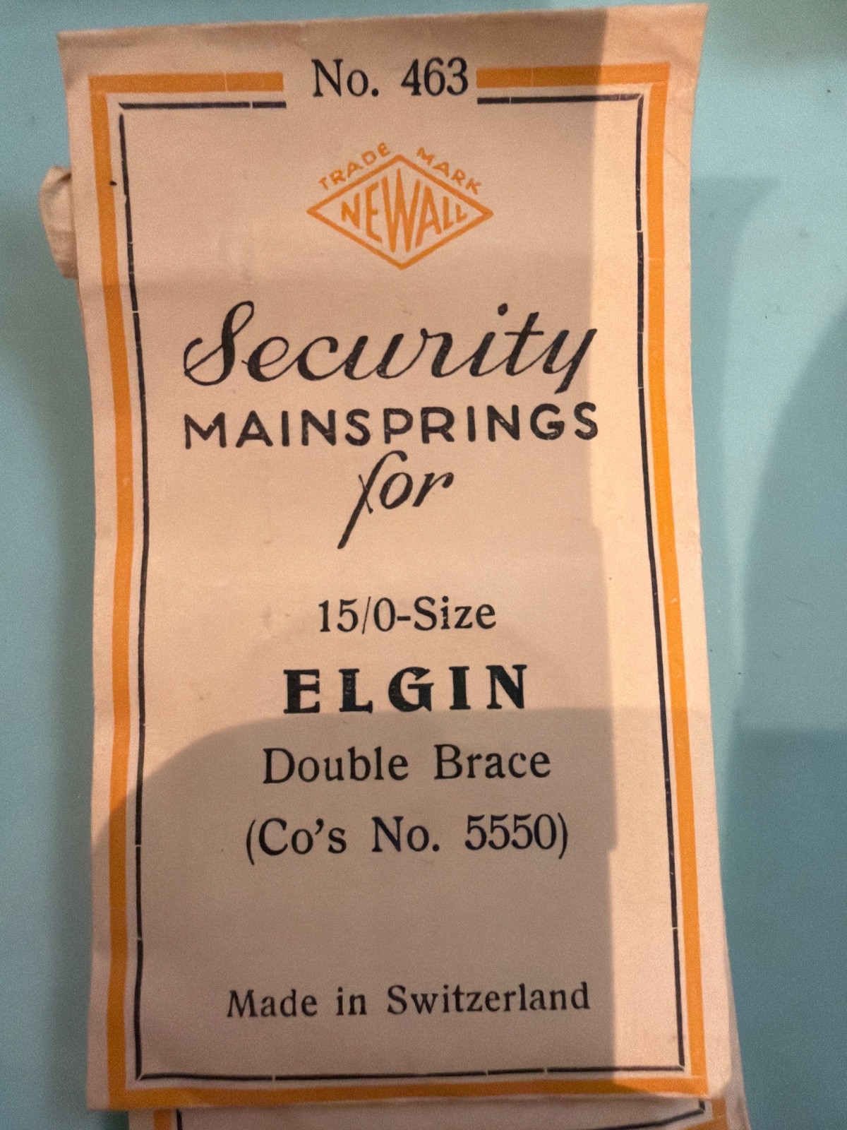 Elgin Mainspring- NOS – Various Calibers