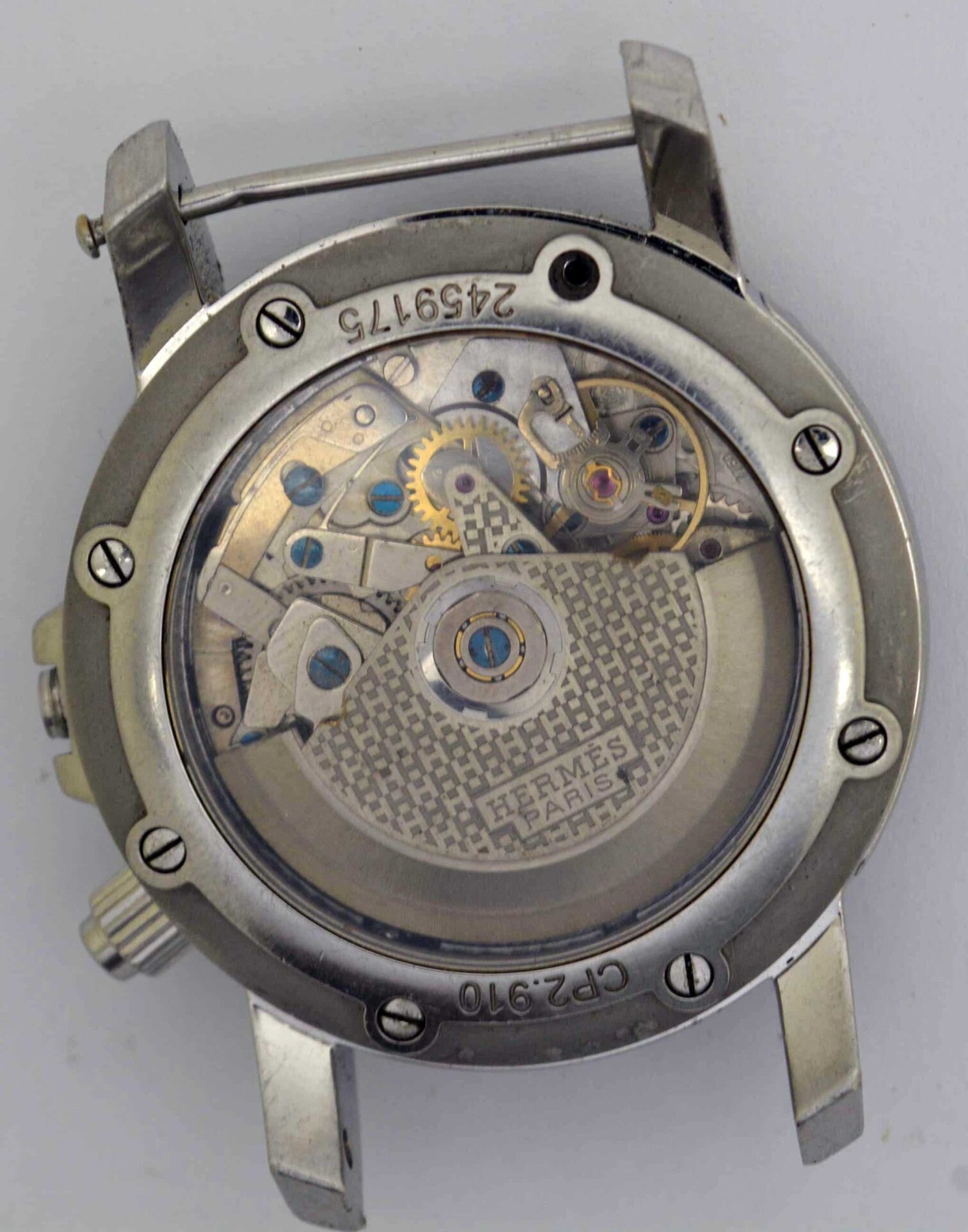 HERMES CLIPPER DIVER Steel Chronograph. Ref: CP2.910. Cal: 102527. For Repairs
