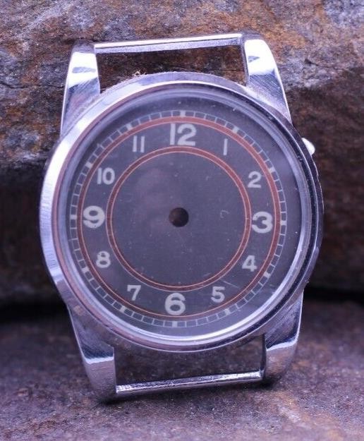SWISS WRIST WATCH STAINLESS CASE & DIAL NOS 27.8×35.5mm 14.8mm LUG DIAMETER (EG)