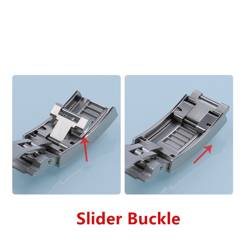 904L Stainless Steel Folding Slider Buckle Fits Rolex Submariner Daytona GMT