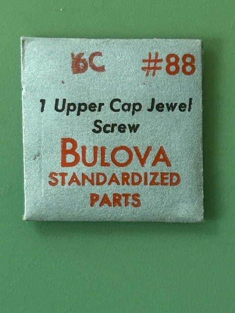 Bulova – 6 Caliber – Series – Assorted Models & Parts – NOS – Original Pack