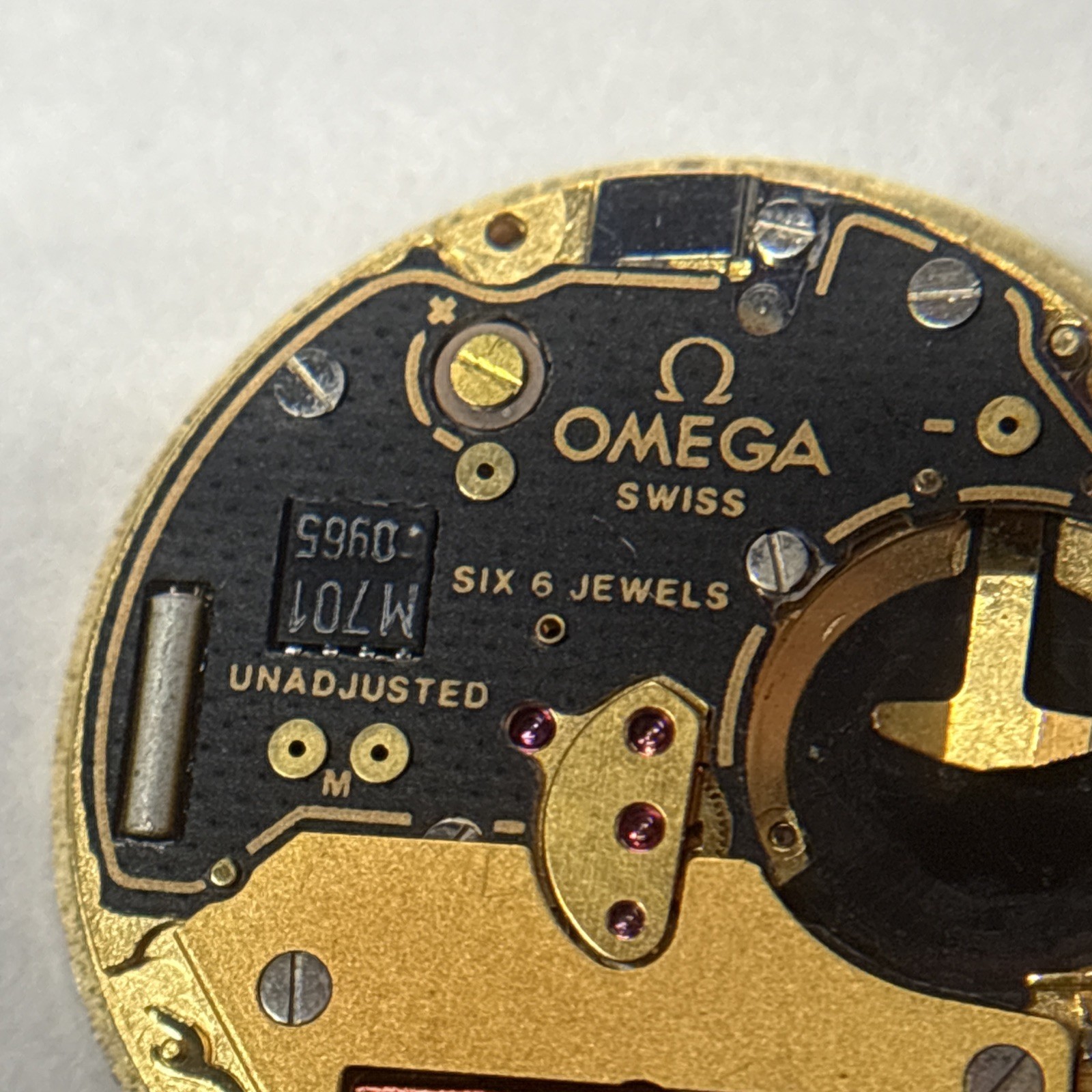 Vintage Omega Constellation Chrono 25mm Day Date Movement 255471 6J Untested