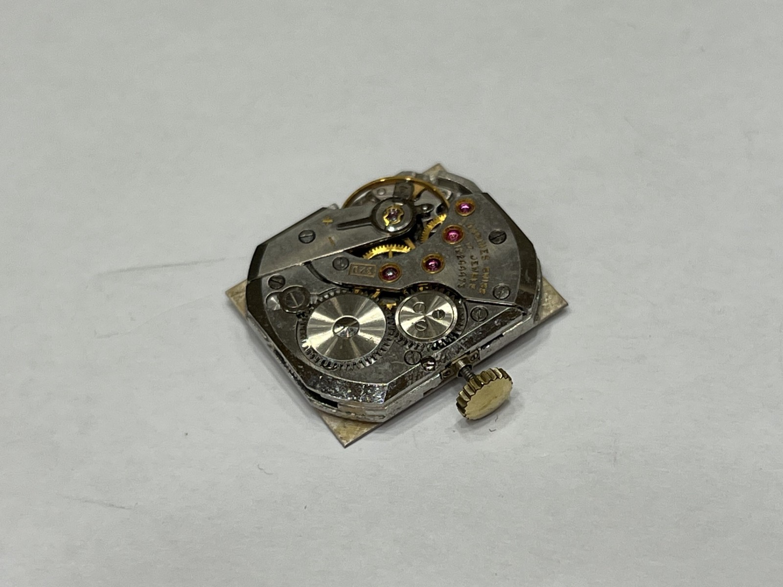 Longines Dial & Movement Manual Cal 370 Jewels 17 Swiss Made Working Condition
