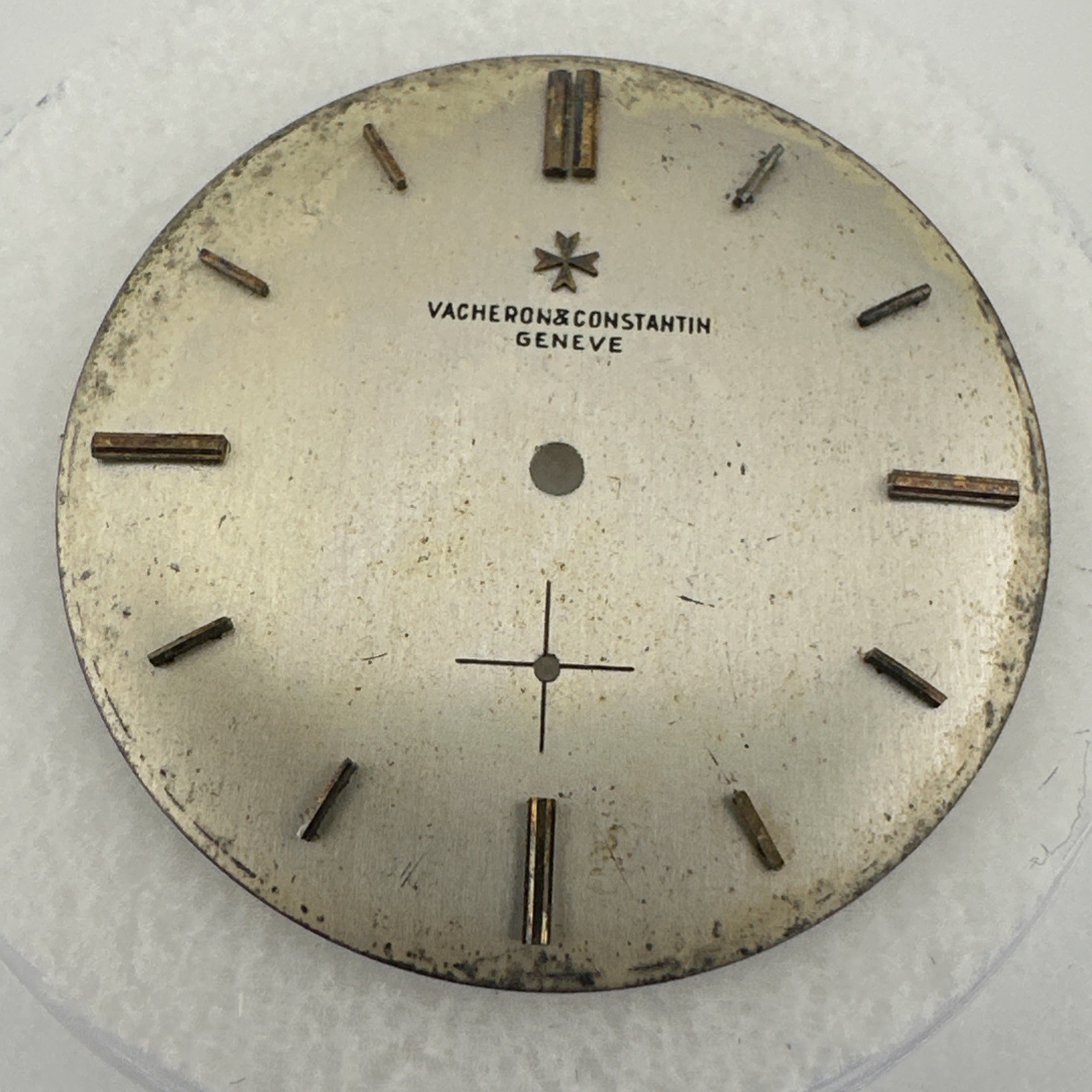 VINTAGE Vacheron Constantin Dial with Gold Stick markers 30.4mm Authentic