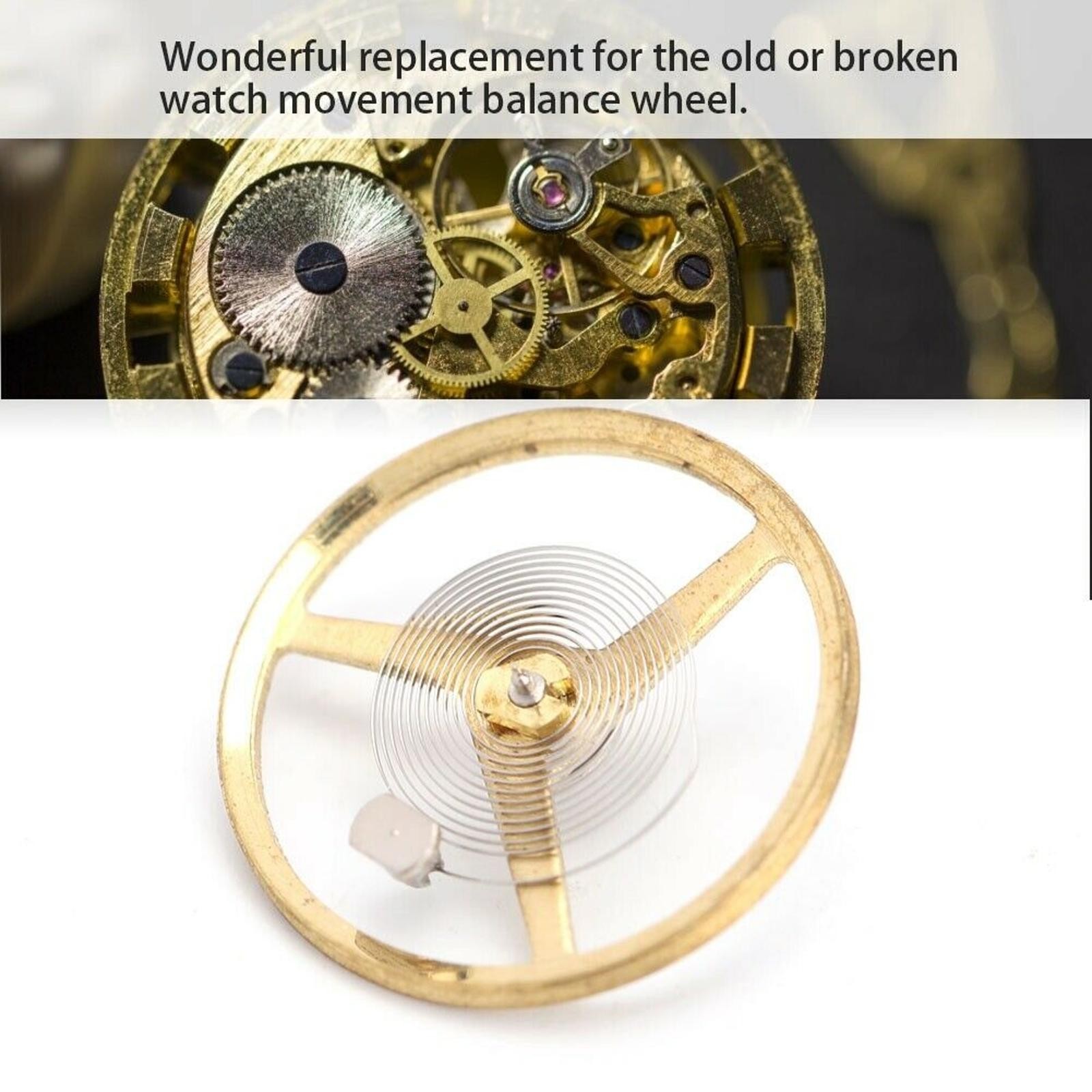 Watch Movement Balance Wheel With Hairspring Replacement For ETA 2671 Movement G