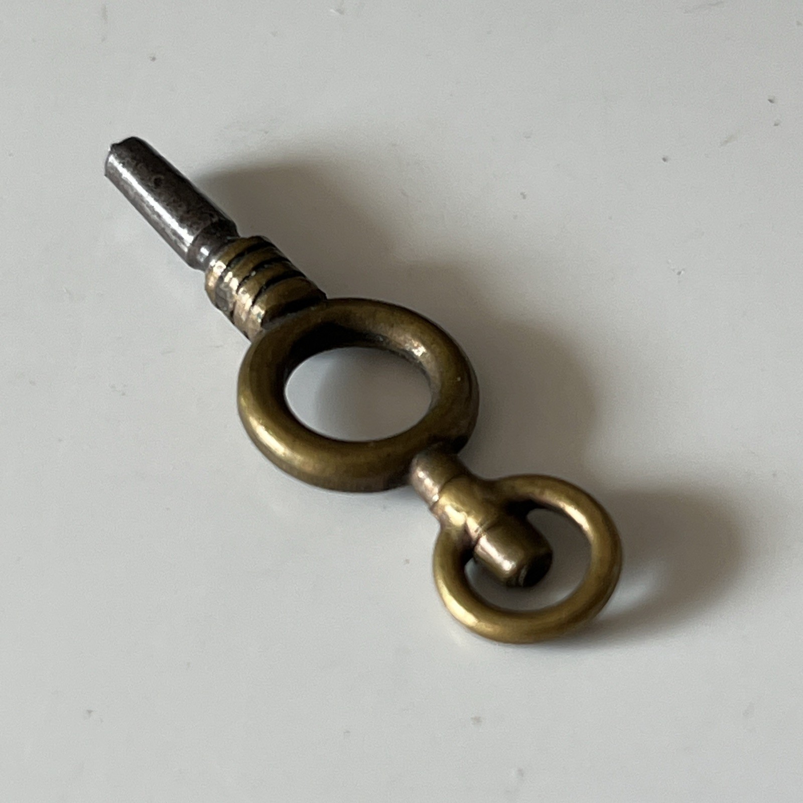 Antique Brass Wind Up Pocket Watch Key Collectable Timepiece Tool.