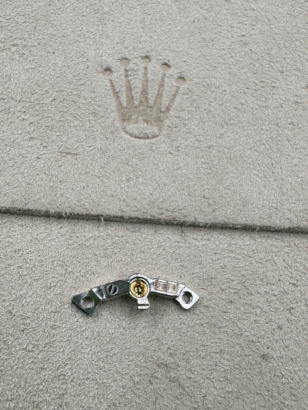 Original Rolex Caliber 2235-120 Balance Bridge. NOS Datejust