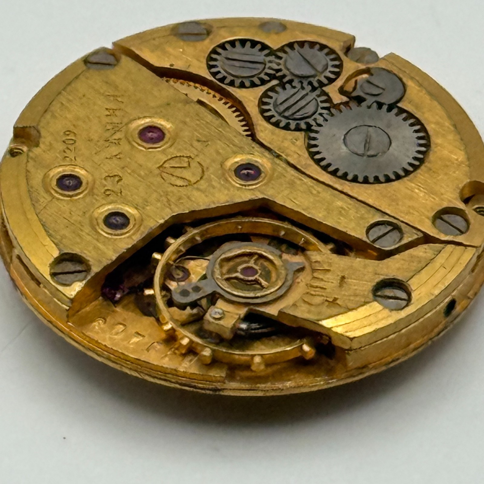 Luch 2209 Watch Movement Soviet Ultra Thin 23 Kamhr Vintage Parts Repair 22.5mm