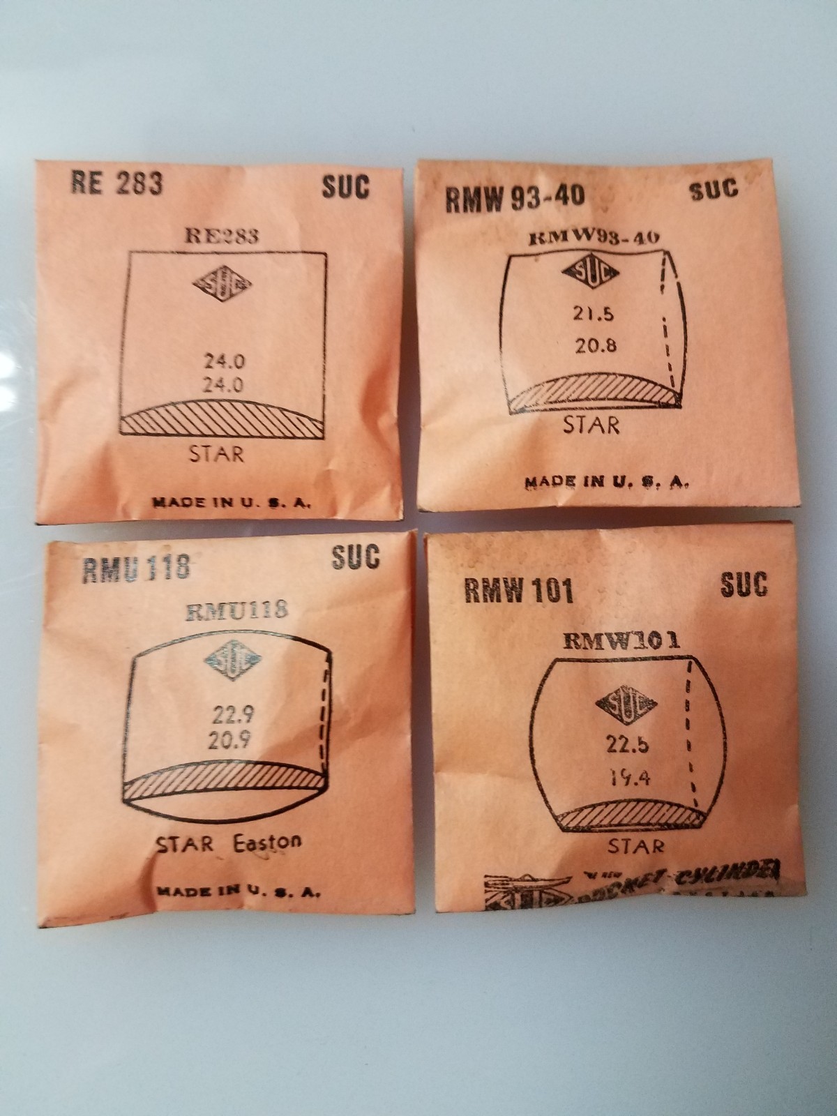 Vintage Star Wrist Watch Crystal NOS in orig packaging Free Shipping #6