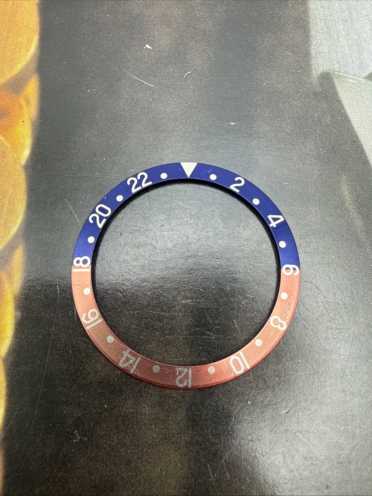 Genuine Rolex GMT Master Pepsi Red Blue Bezel Insert 16700 16710 16760
