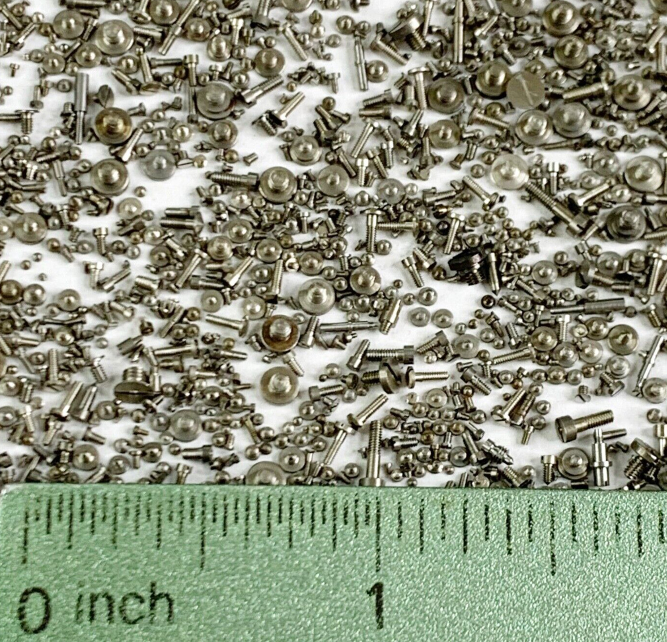 100 American Pocket Wrist Watch Screws Elgin Hamilton Illinois Waltham Parts Lot