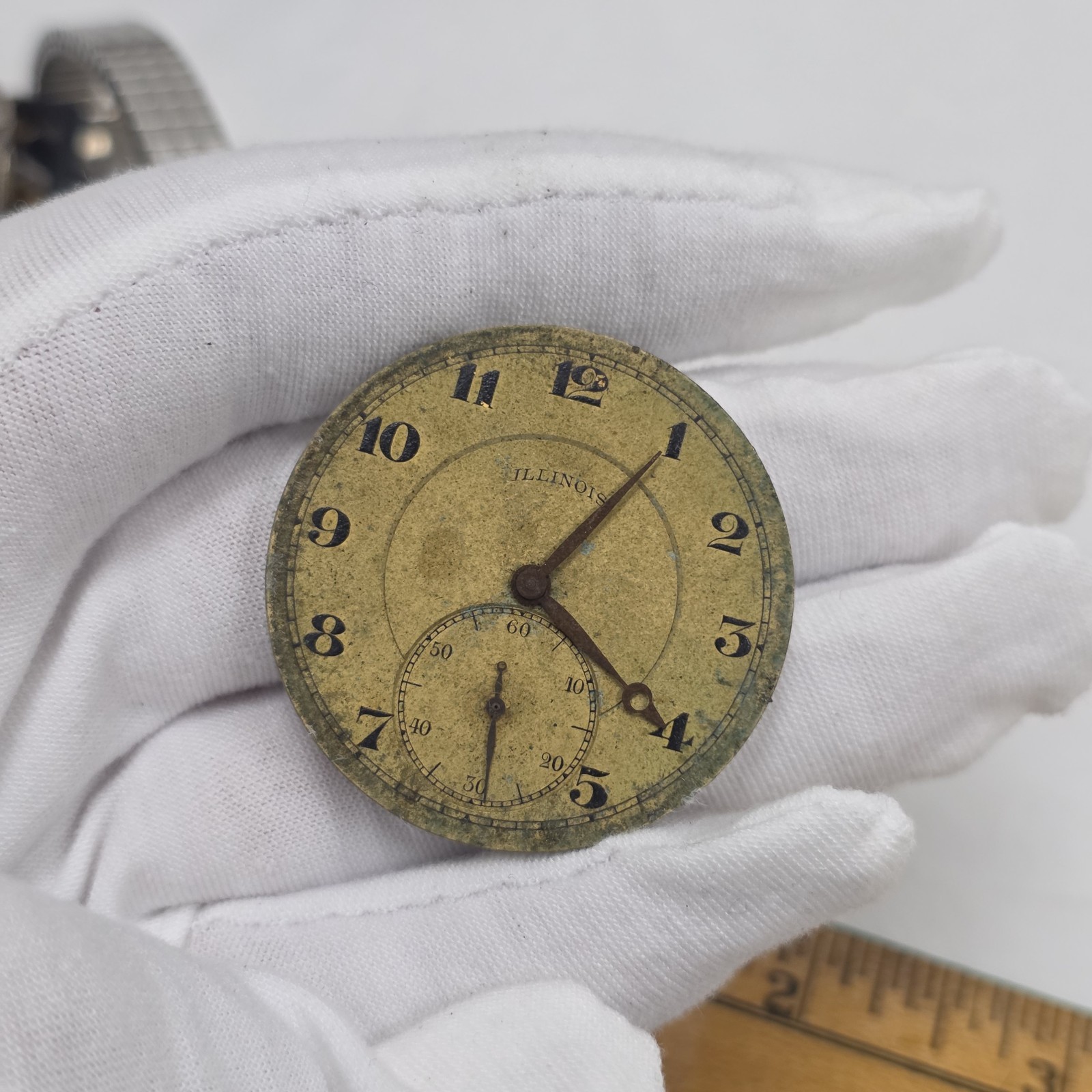 1918 Illinois Grade 405 Model 3 Autocrat 12s 17J Pocket Watch Movement