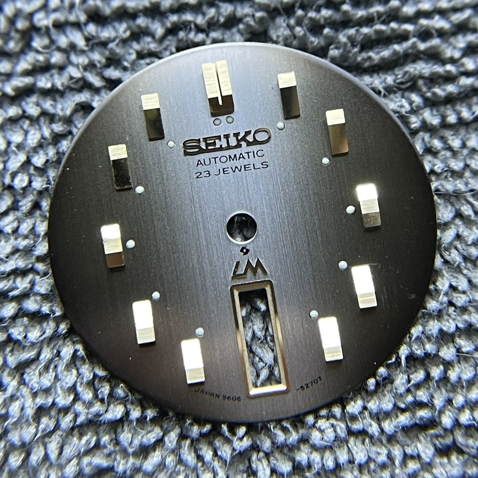 GENUINE NEW OLD STOCK DIAL FOR SEIKO5606-5100 LM LORD MATIC BROWN SGP
