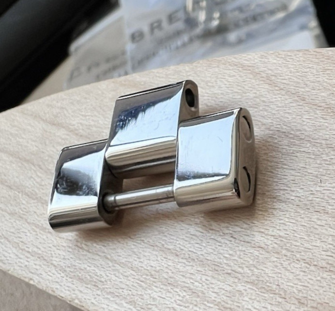 NEW BREITLING AEROSPACE TITANIUM LINK REF: 510.1114 18MM OEM FACTORY SWISS MADE