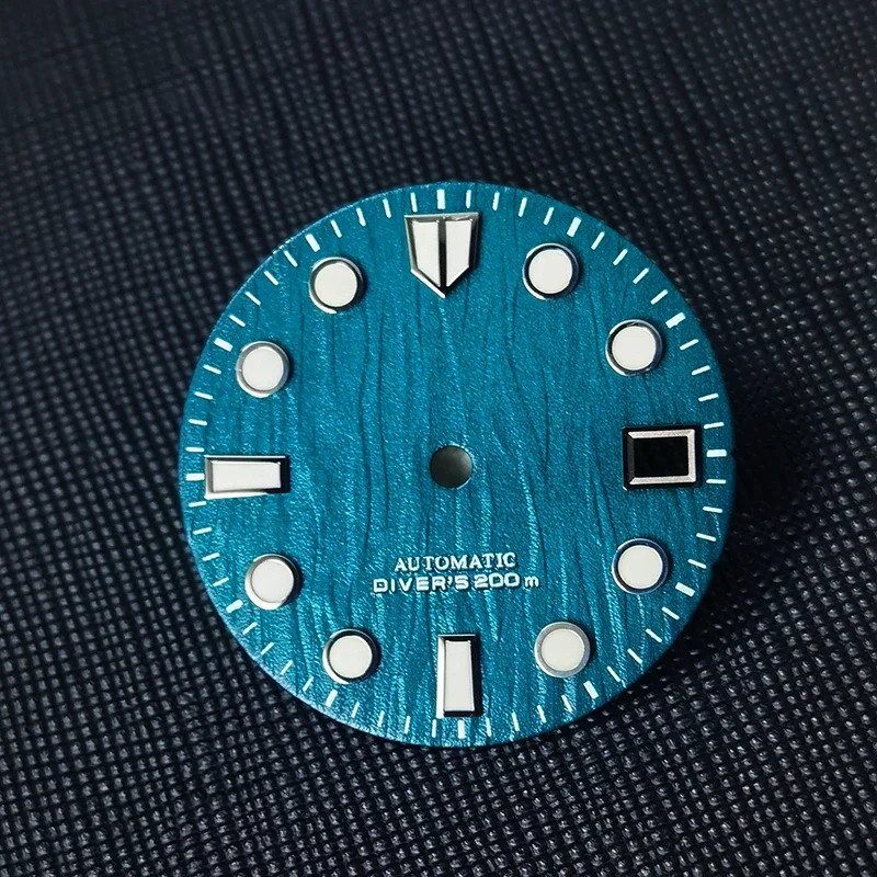 Birch Dial Blue Lume for NH35/NH36 Movement 28.5mm Dial