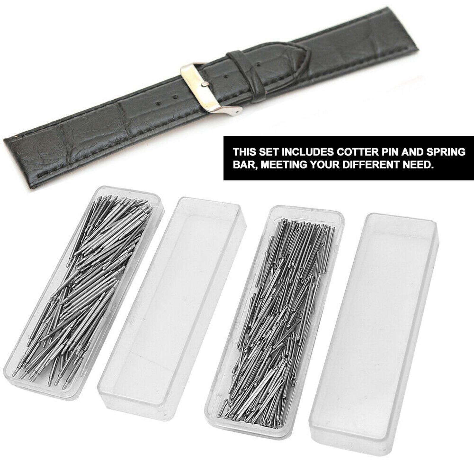 Stainless 8-25mm Cotter Pin Spring Bar Watch Band Strap Watchmaker Repair Tool