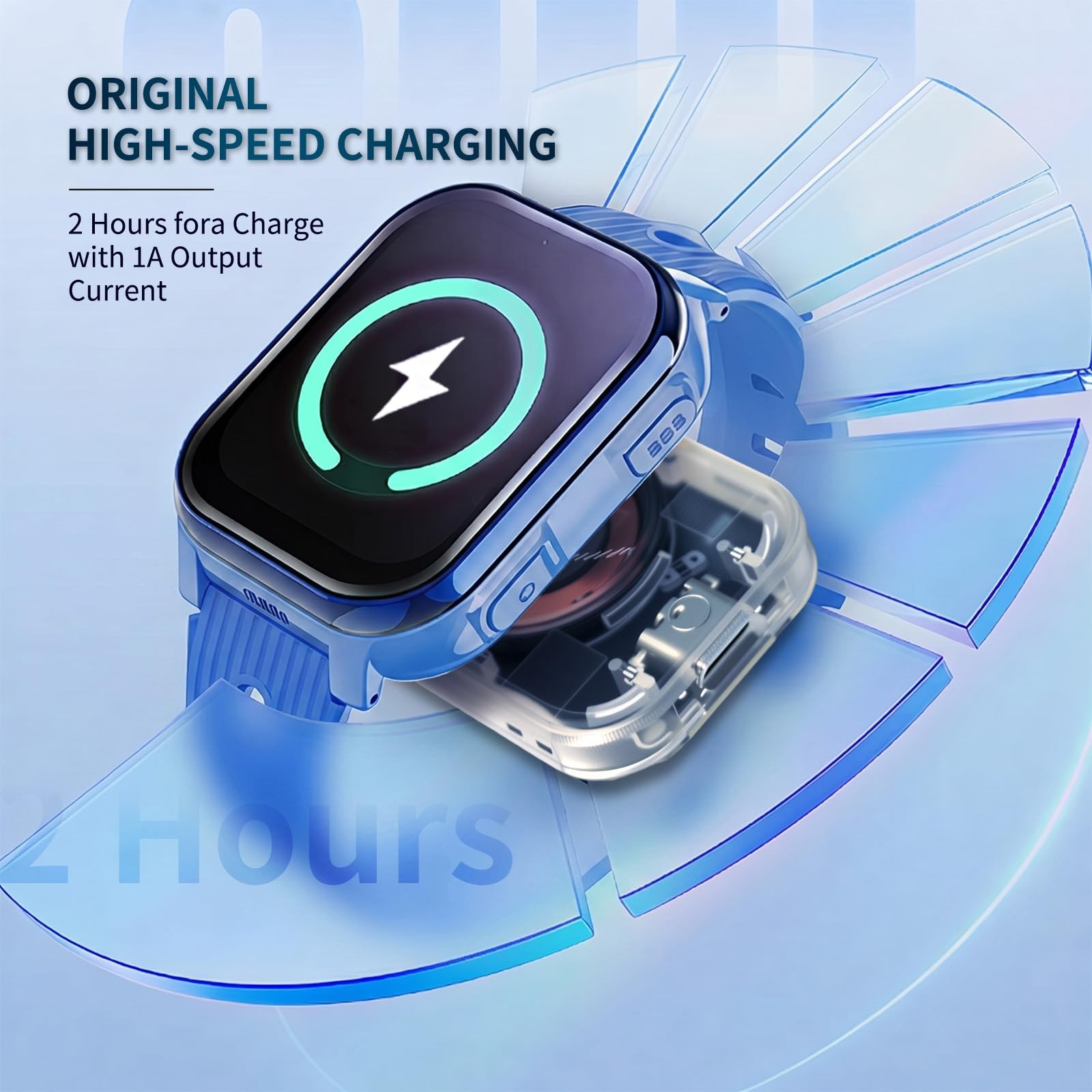 5W Magnetic Wireless Charger for Apple Watch S1-S11, SE 1-3, Ultra 1-3, Porta…
