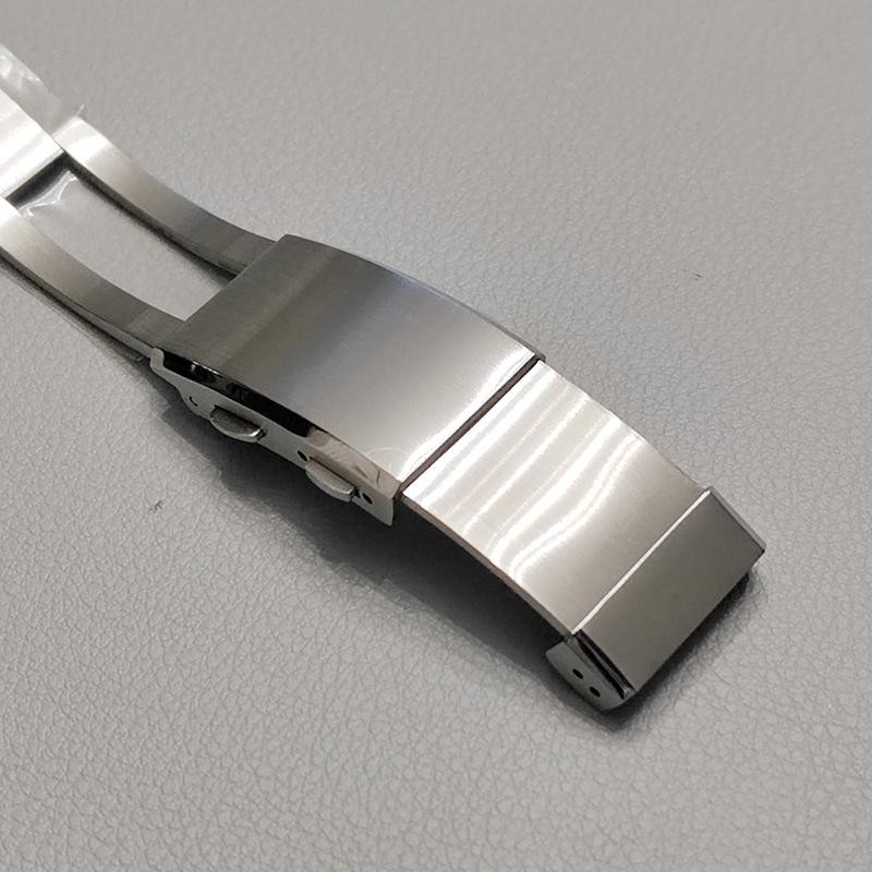 18/20/22mm 316L Stainless Steel Watch Clasp Adjustable Folding Buckle Metal