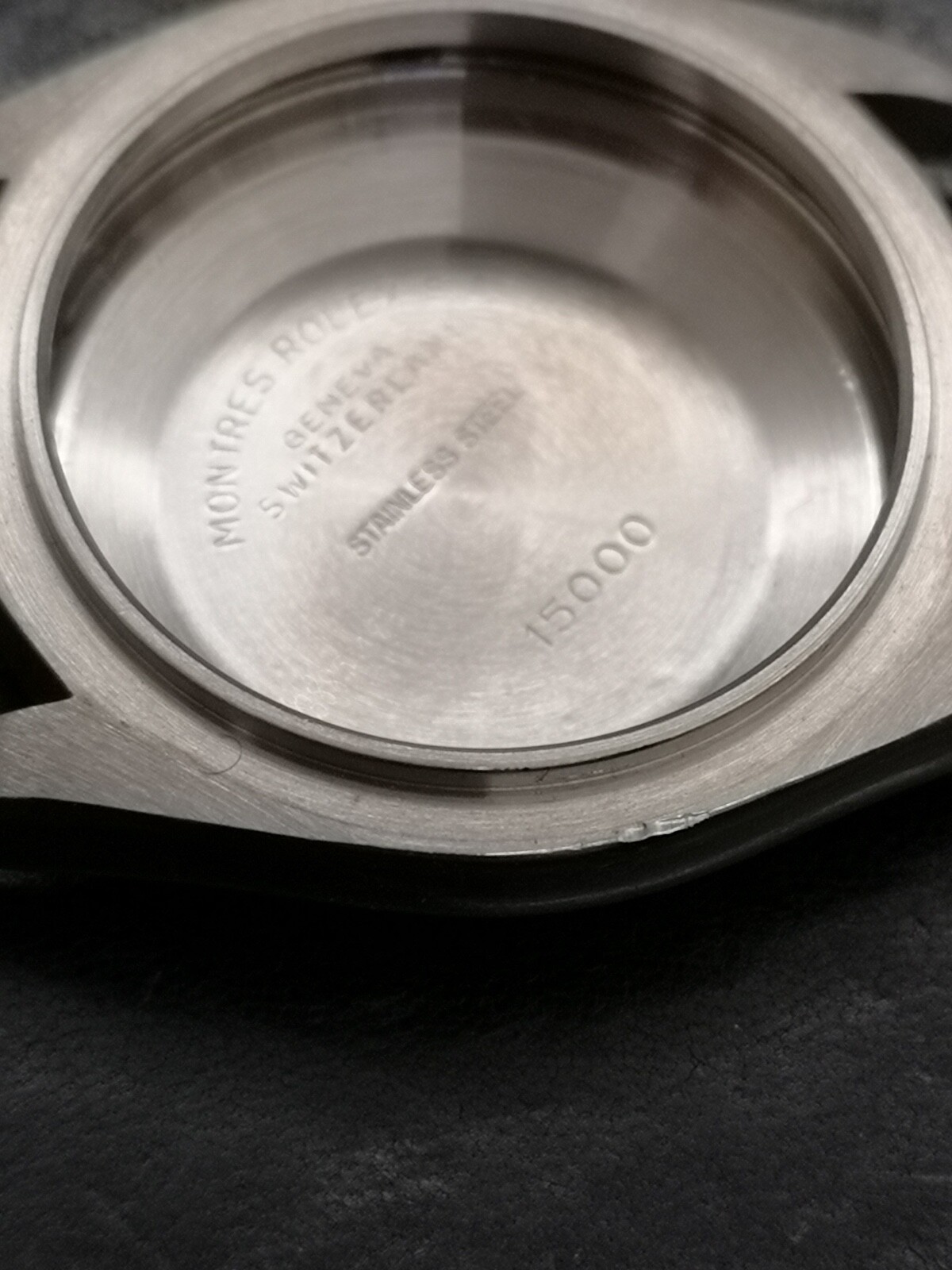 CROWN TUBE CASEBACK FOR ROLEX DATE 15000 – CASE, CASEBACK, CROWN TUBE