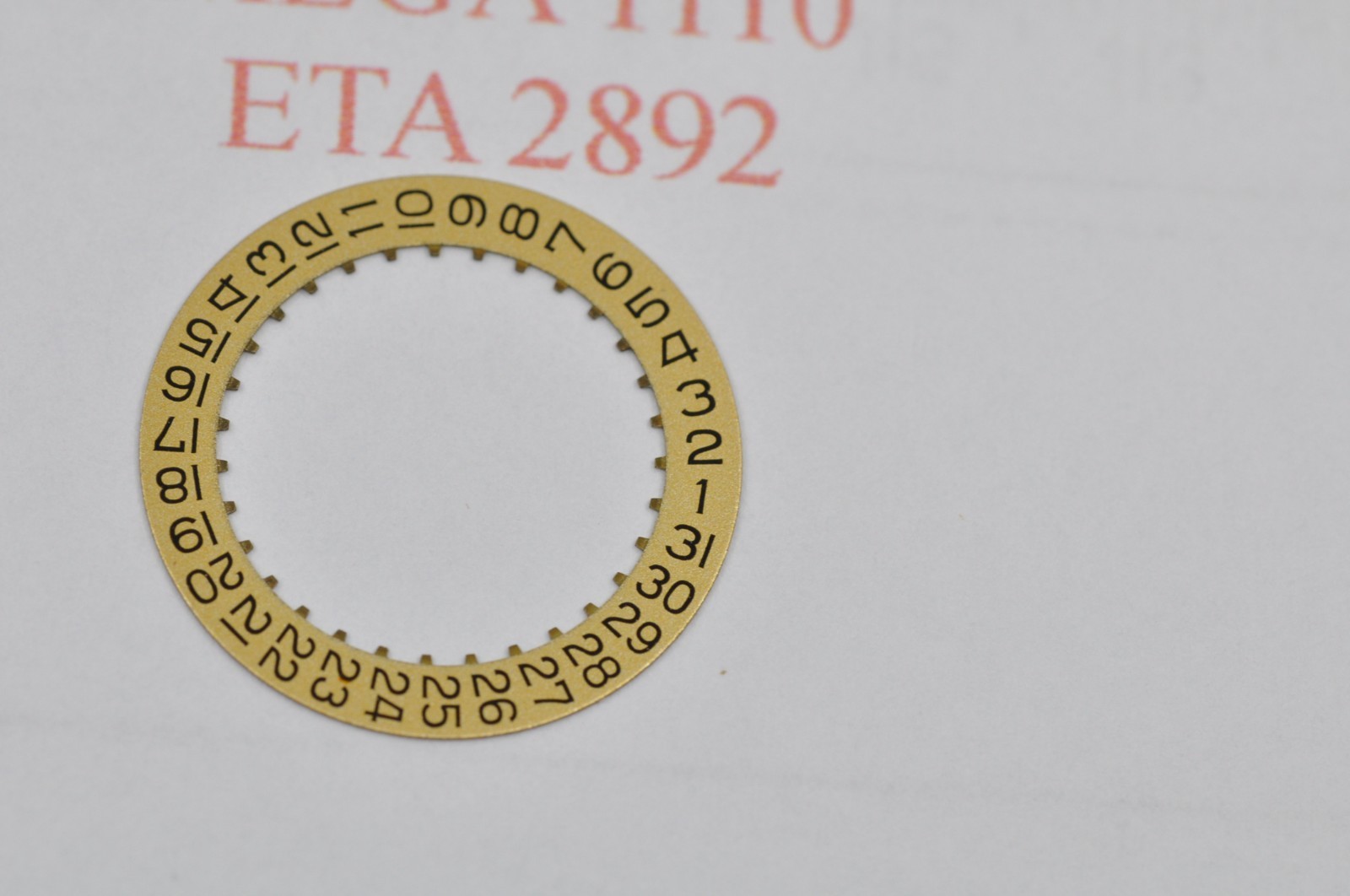 omega 1108 1110 1120 2500B date indicator part 1110-1580 ETA 2892 NOS