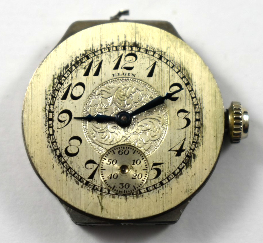 Vintage Elgin Manual Wind 430 6/0s 7J Wrist Watch Movement lot.qf