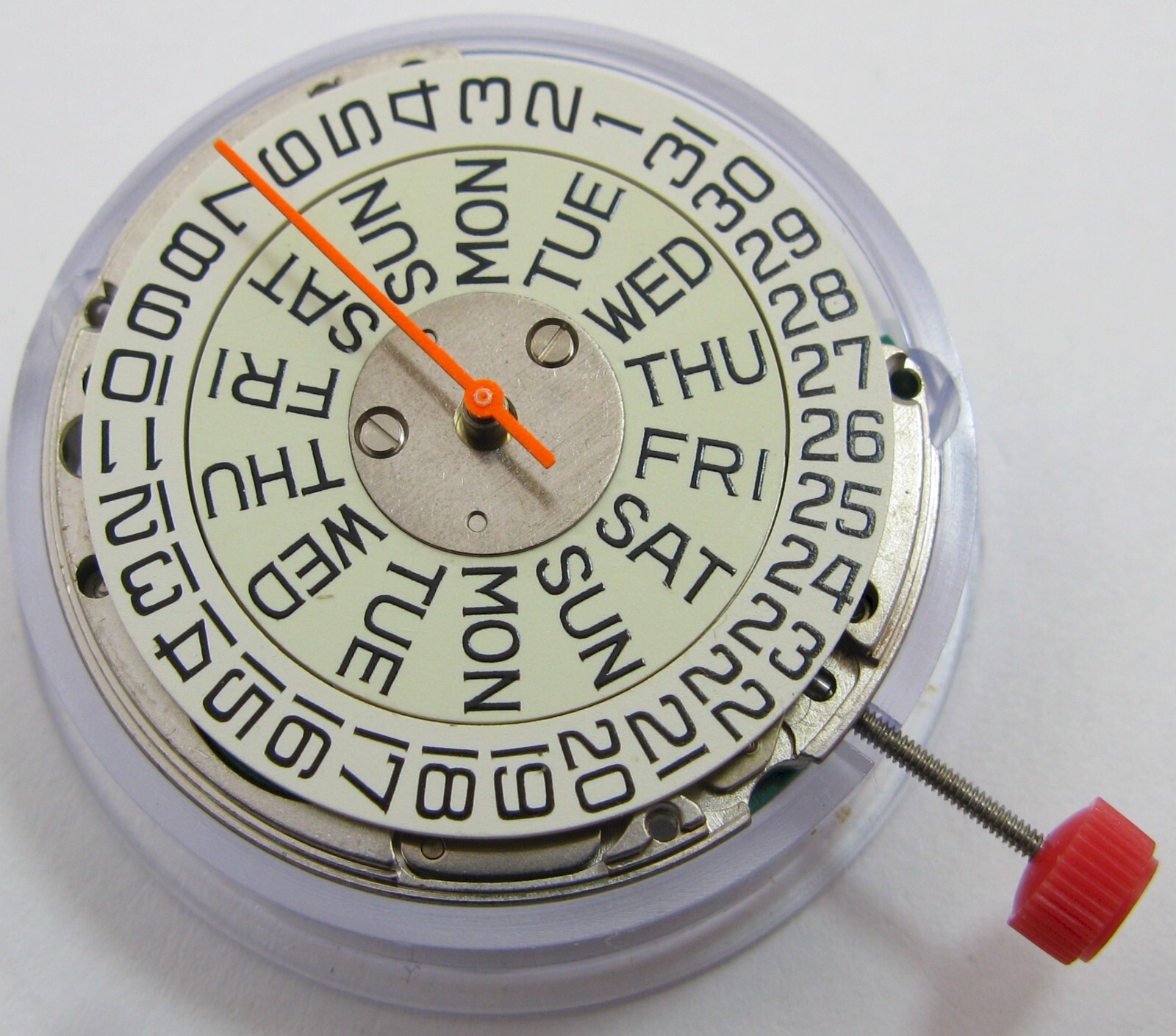 new old stock ESA 9181 day date quartz Watch Movement Y2 7 jewels for part …
