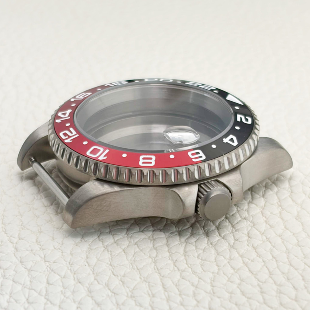 Titanium Watch Case 40mm 200m Dive Waterproof Kit Fit NH35 NH36 Movement Mod