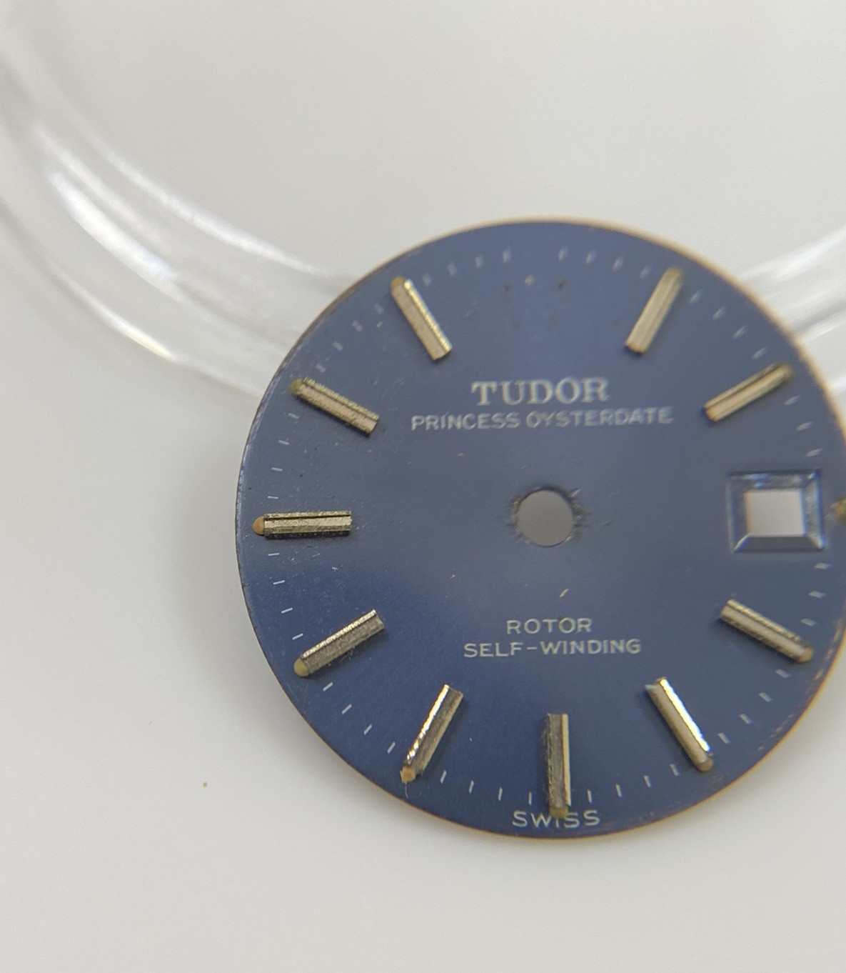 Genuine Tudor Prince Oysterdate Rotor Blue/Silver Cal. ETA 2651/2671 Ladies Dial