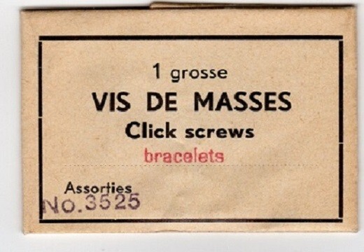CLICK SCREWS Assorted 144 Pieces