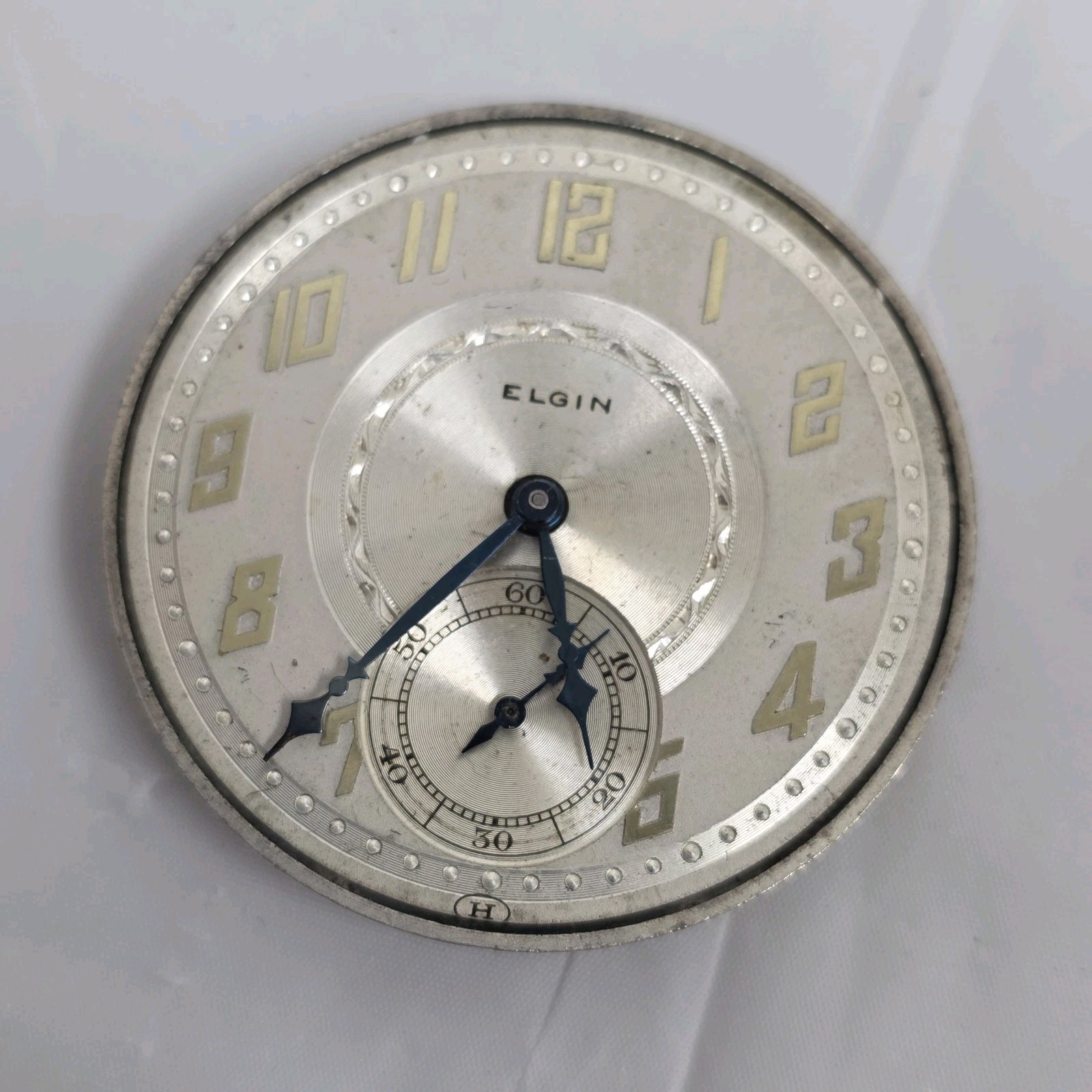 Elgin Grade 315 Pocket Watch Movement Size 12s 15j Openface Model 3 Good Balance