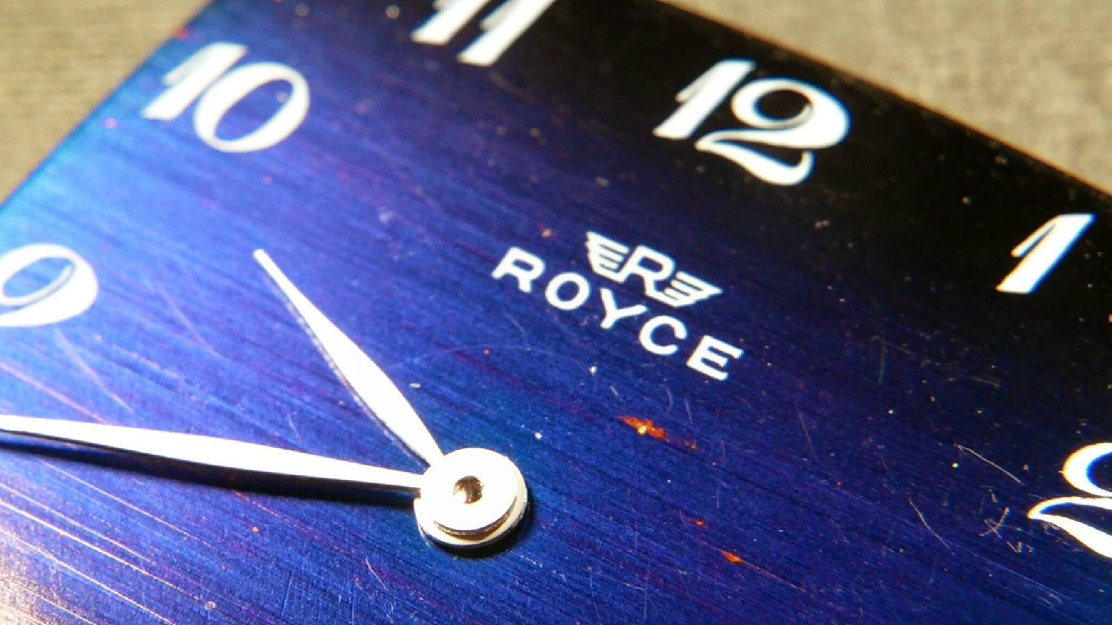 AURORE AV 423, Royce INCABLOC, 17 Jewel, Brand New, SWISS MADE, Blue/Black dial