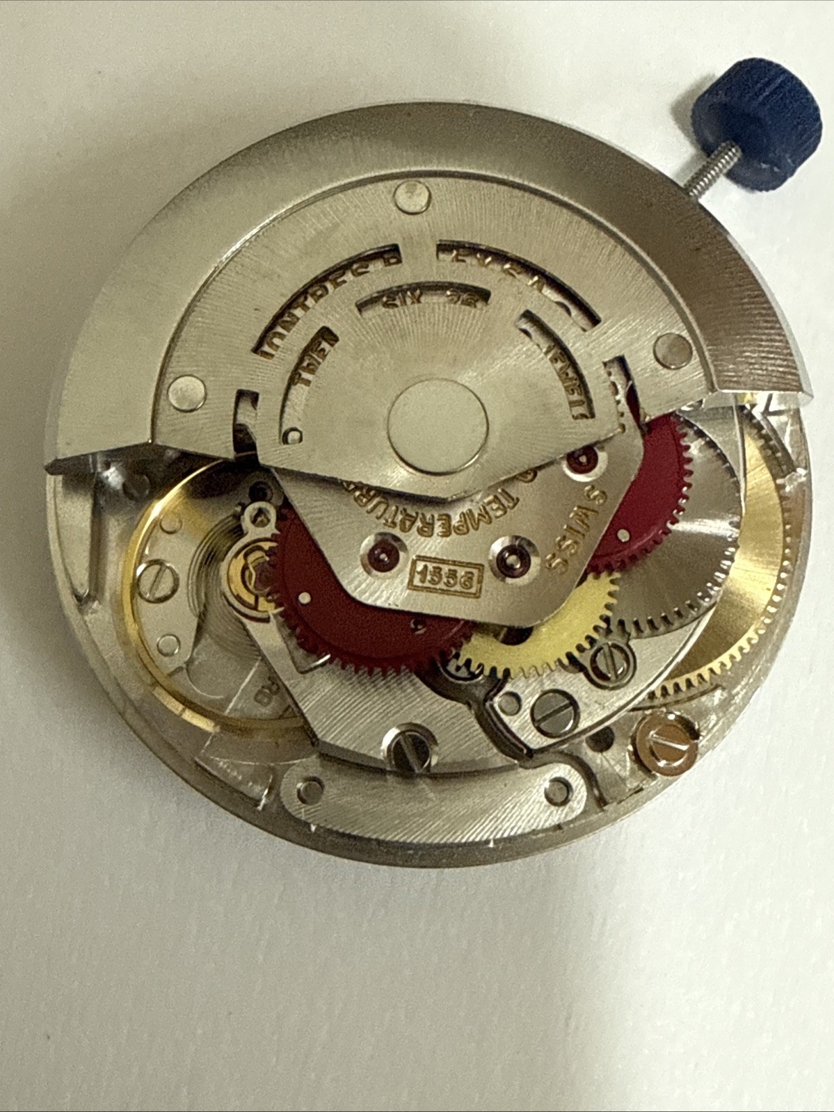 GENUINE Rolex 1556 Non Quick Set Complete Movement Perfect Working Condition