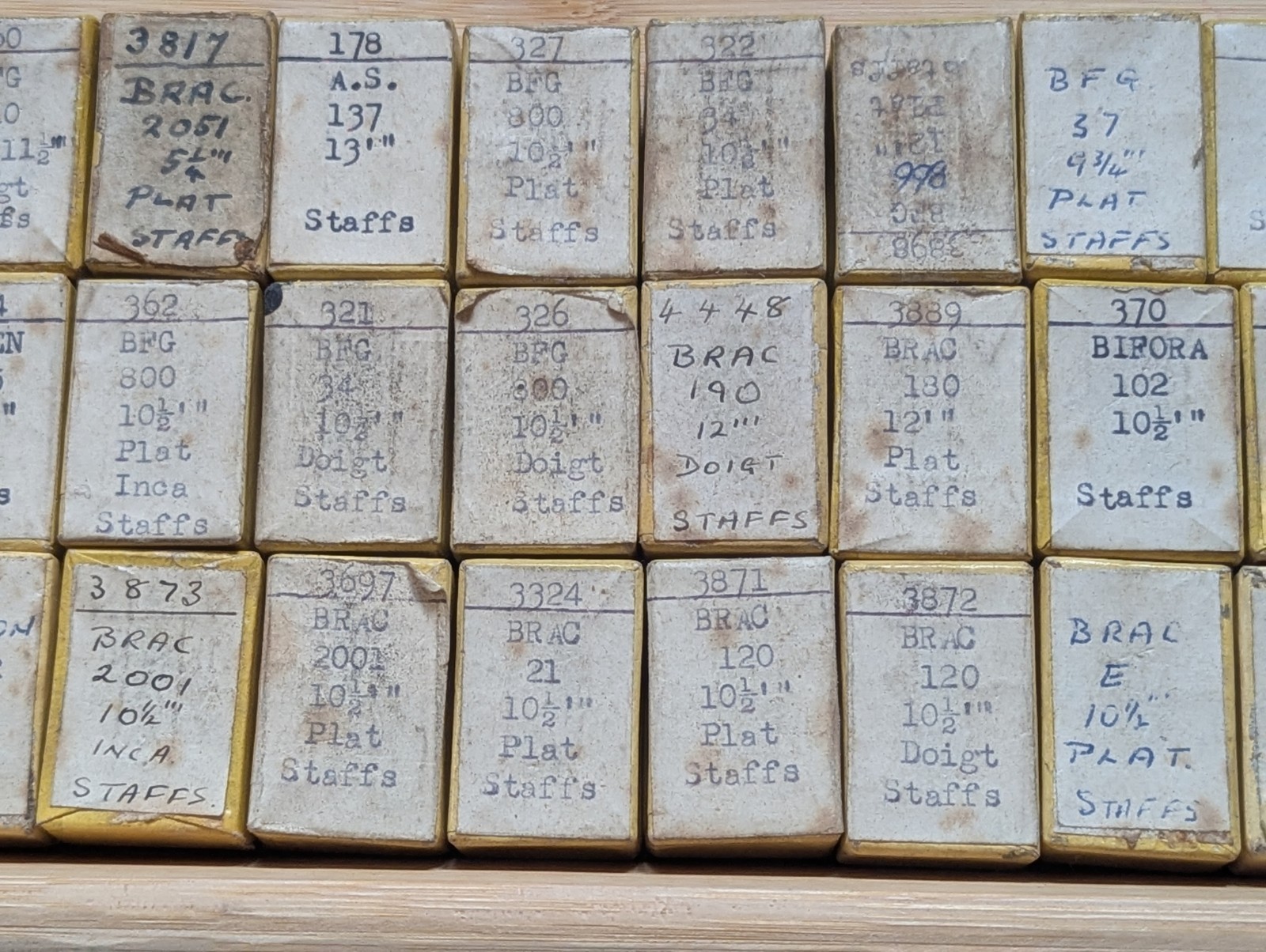 Watch Parts, New Old Stock in Boxes, Various Makes / Cals BRAC, AS, #R596