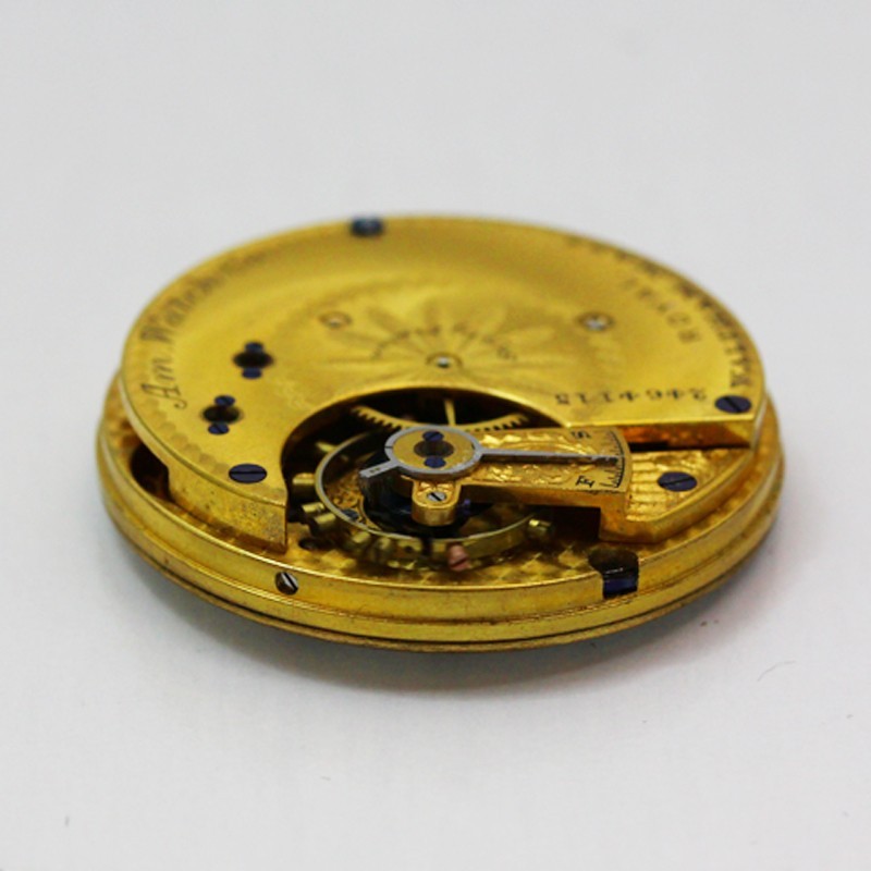American Waltham Watch Co. Grade D – Grade Royal Pocket Watch Movement + Dials