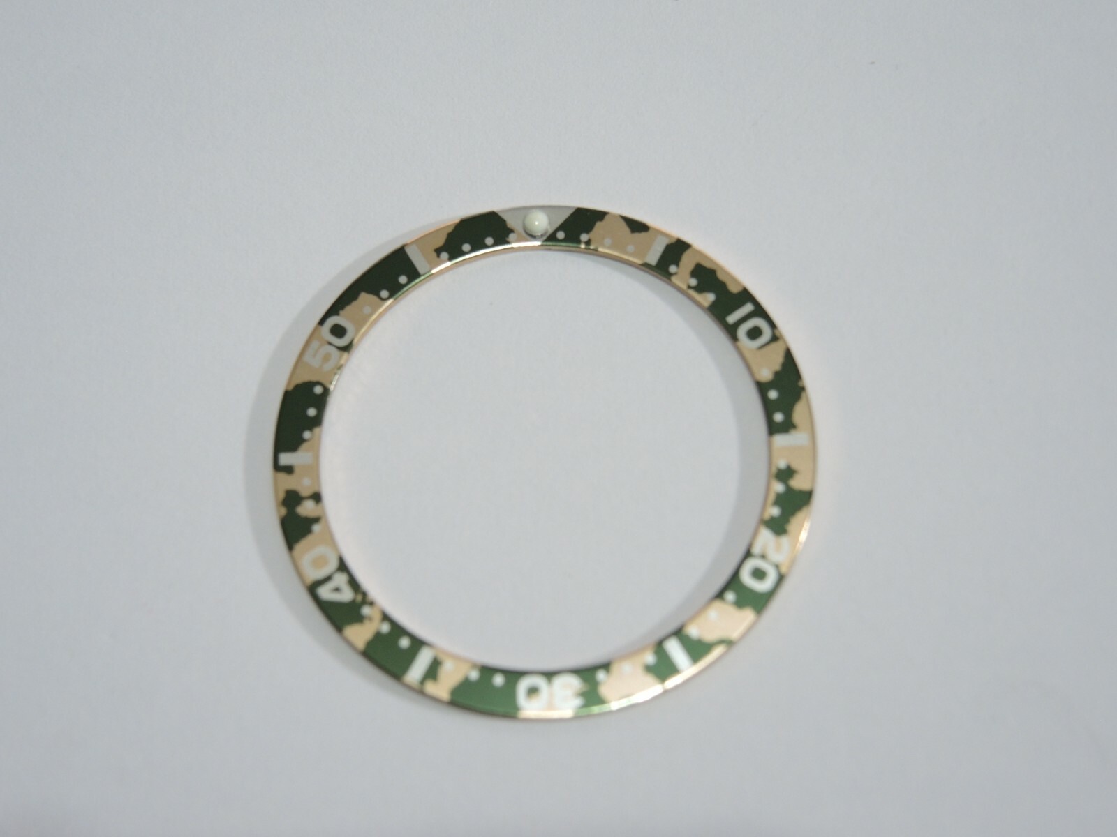 NEW BEZEL INSERT FLAT CAMOUFLAGE LARGE DIVERS SKX007-009 /6309-7040 /7002-7001