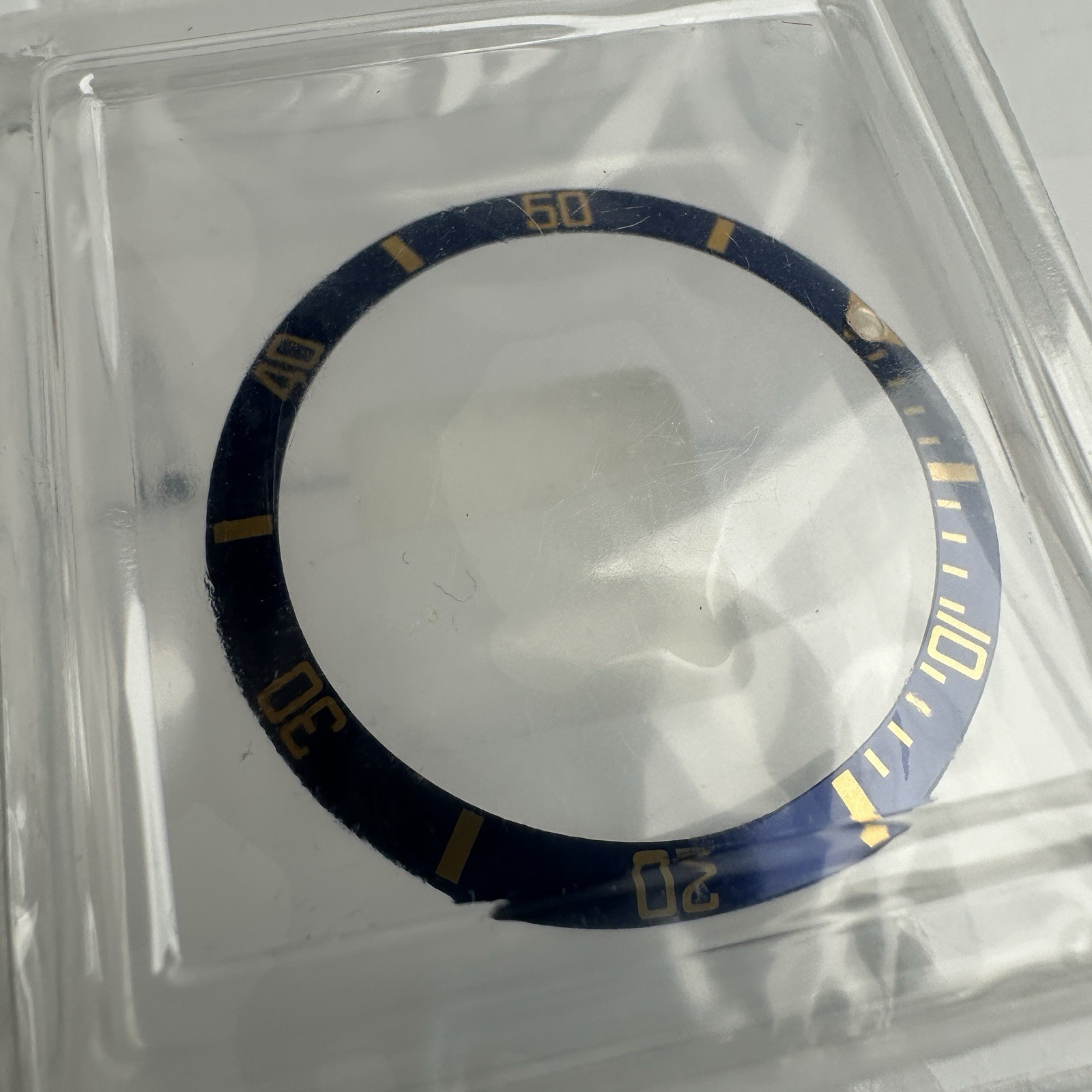 Authentic Rolex Blue Bezel Insert B315 For Submariner 16808-16613-16618 Sealed