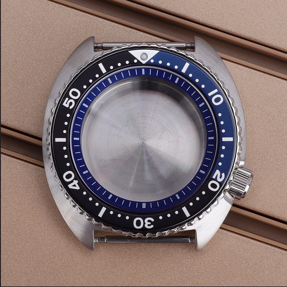 FEIYASHI turtle SKX007 Style 45mm Pilot Watch Case Sapphire For Seiko NH35 NH36