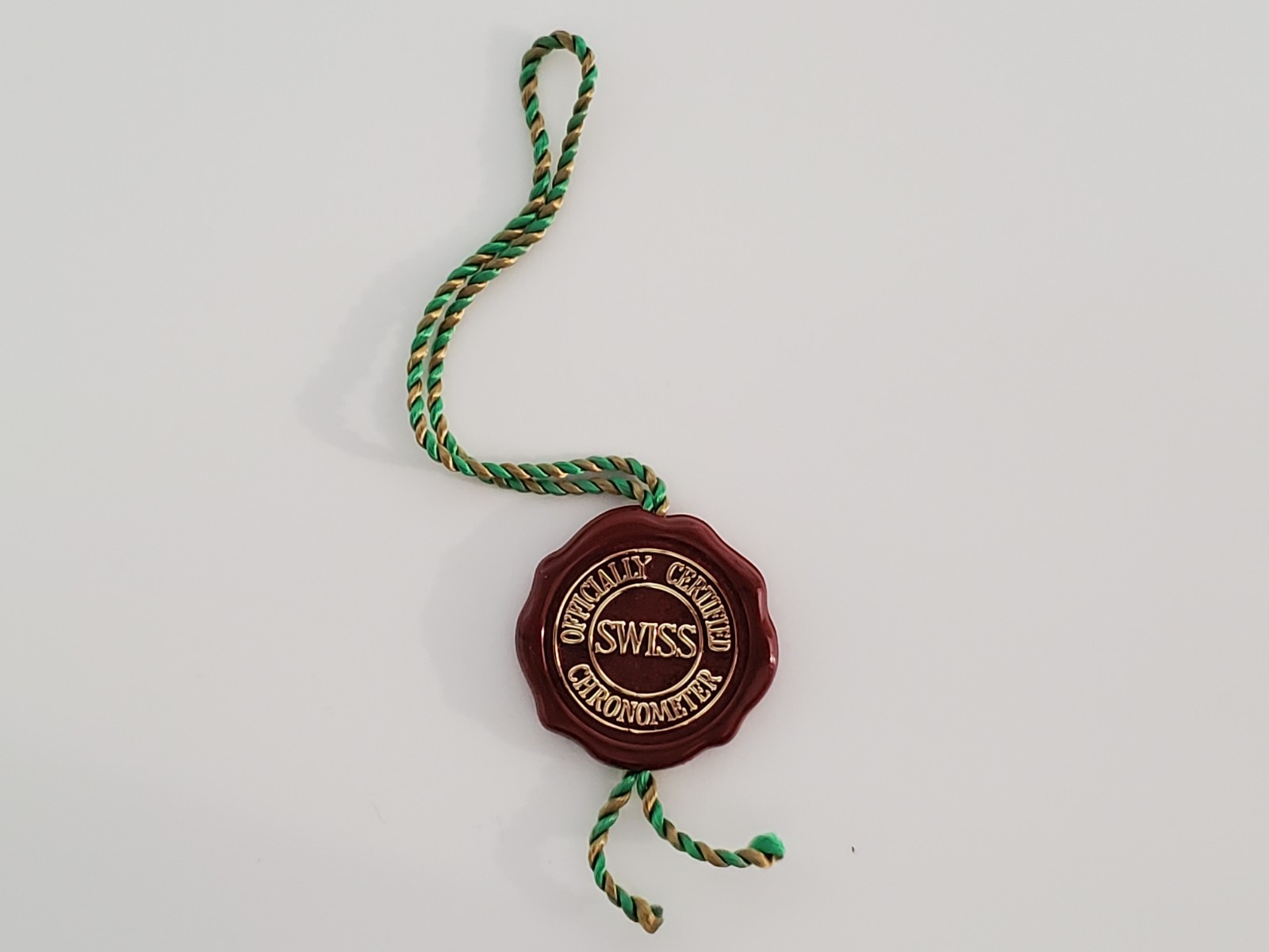 AUTHENTIC ROLEX SINGLE CROWN HOLOGRAM HANG TAG RED 1989 – 2000