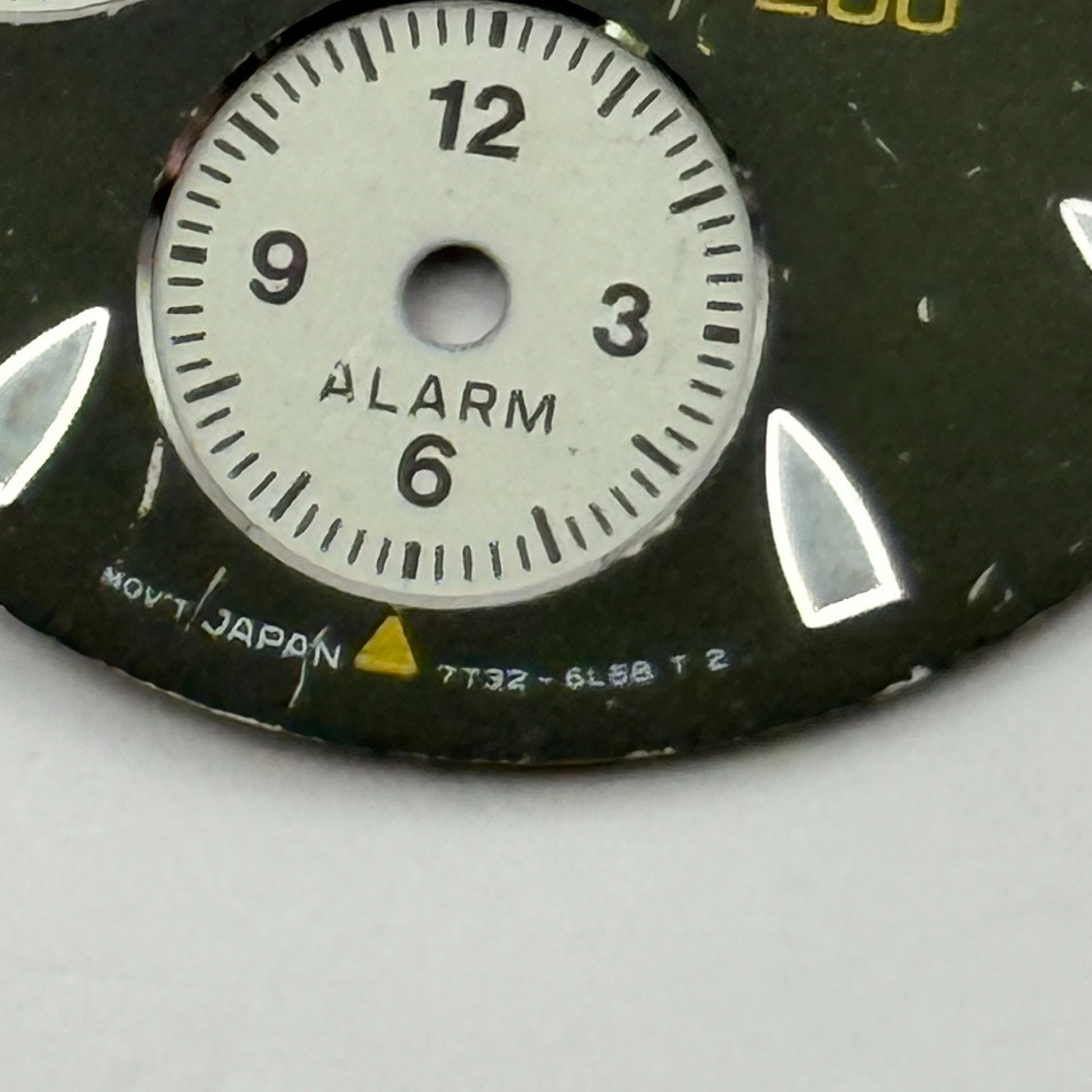 Seiko 7T32-6L58 Watch Dial Chronograph Sports 200 Spare Parts Repair 27.4mm