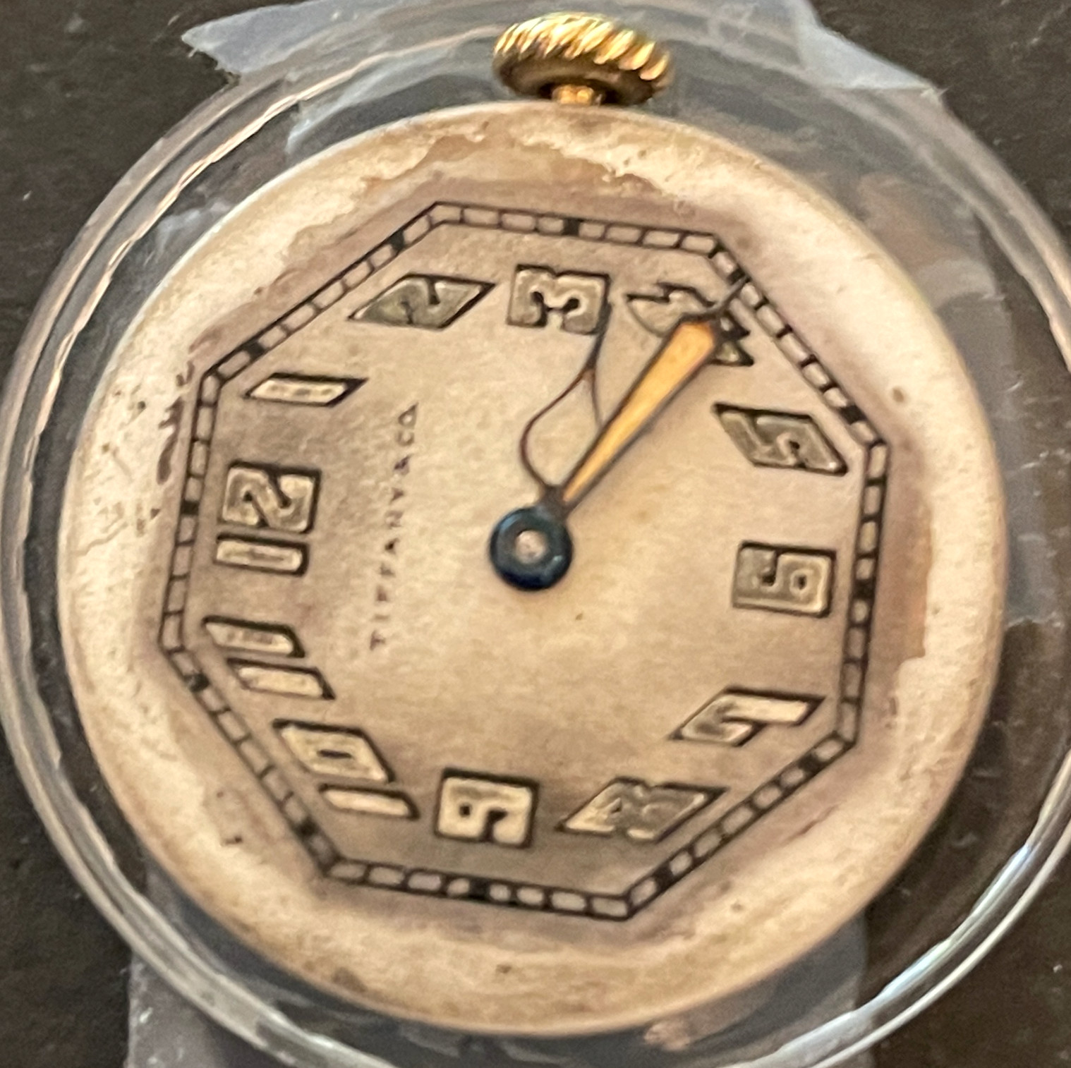 Antique Tiffany & Co. IWC Watch Movement Running Ticks International Co 19j Deco