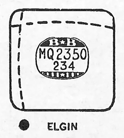 ELGIN : MULTIPLE MODELS – Square w/Radius Corners 23.5mm x 23.4mm